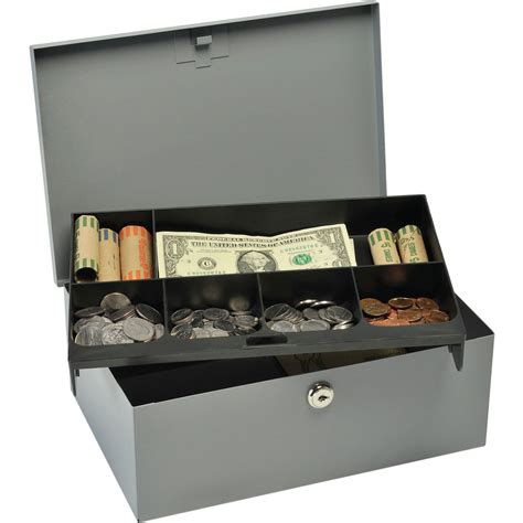 mmf industries steel cash box with locking latch|MMF Industries Steel Cash Box with Combination .